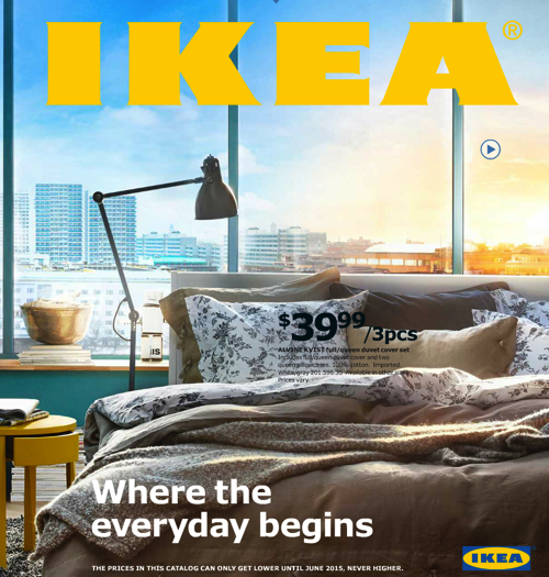 IKEAの2015年新作カタログが発表に。一足早く英語版でどうぞ